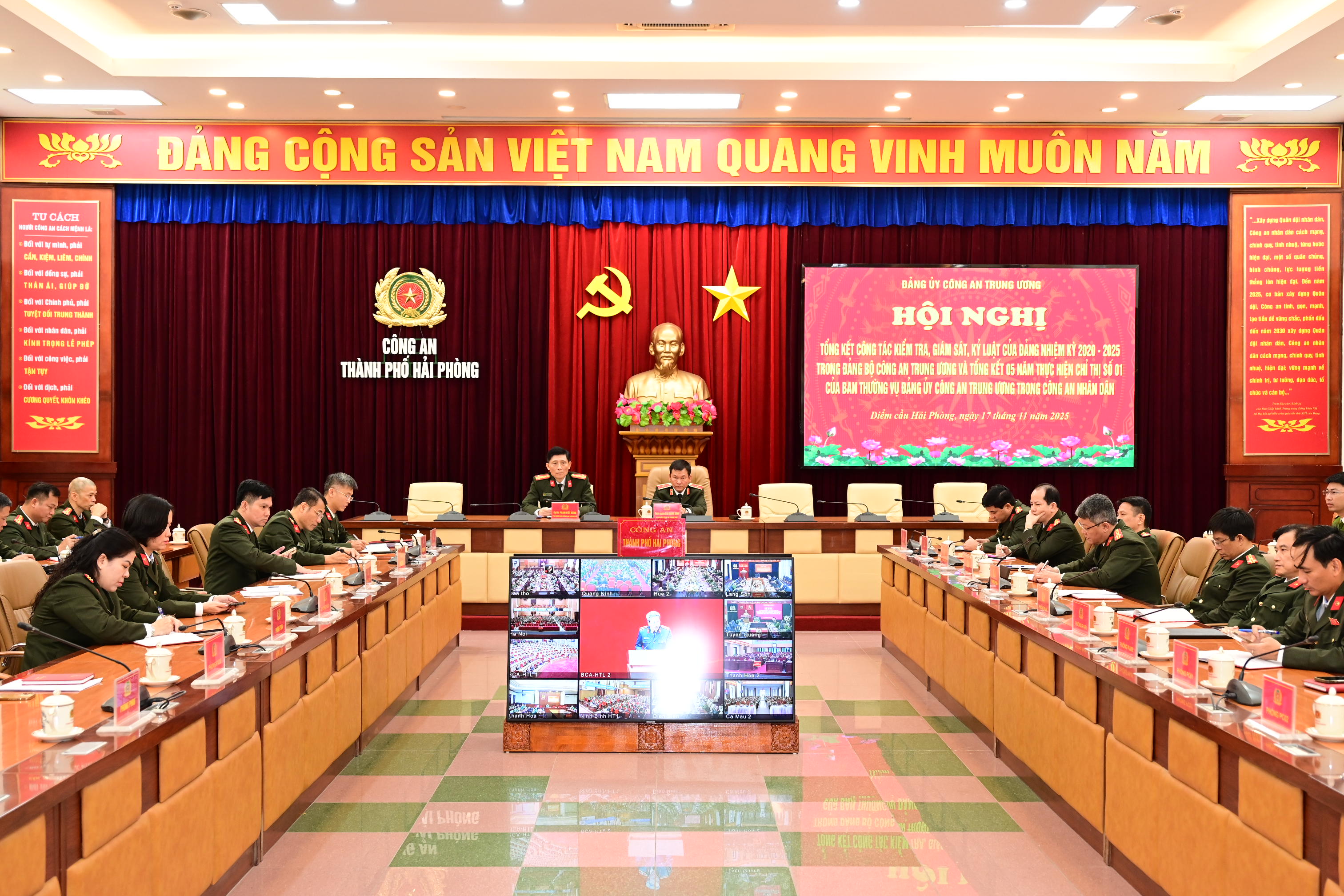 Tổng kết công tác kiểm tra, giám sát, kỷ luật Đảng nhiệm kỳ 2020-2025 trong Đảng bộ Công an Trung ương